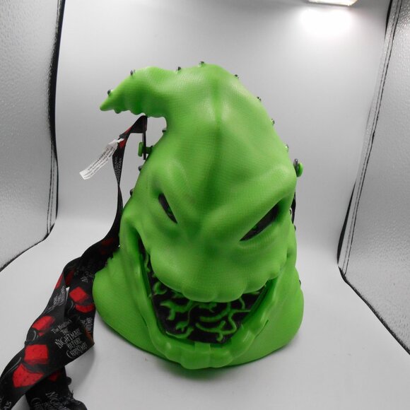 DISNEY PARKS OOGIE BOOGIE NIGHTMARE BEFORE CHRISTMAS POPCORN BUCKET LIGHTS UP! - Picture 6 of 14